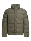 C.p. Company Chrome-r Grey Down Jacket In Green