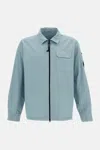 C.p. Company C.p.company Organic Cotton Overshirt In Blue
