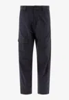 C.p. Company Black Micro Reps Cargo Pants
