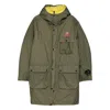C.p. Company Long-sleeved Casual Jacket In Green