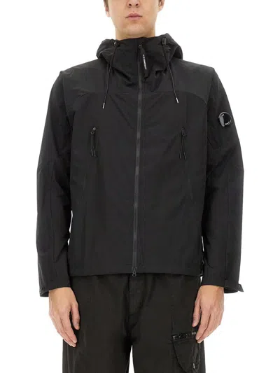 C.p. Company C.p.company Pro-tek Hooded Jacket In Black
