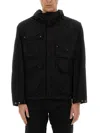 C.p. Company Streamlined Neutrals Outerwear Jacket In Black
