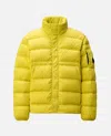 C.p. Company Sleeve-detail Quilted Jacket In Yellow
