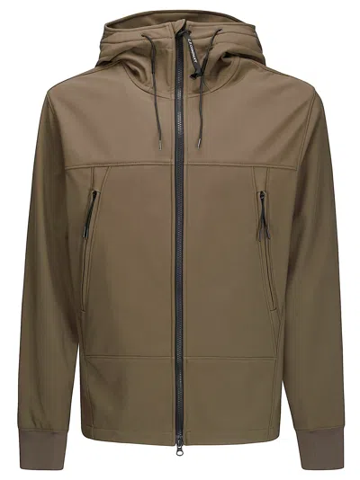 C.p. Company Outerwear Medium Jacket In Cp Shell - R In Brown