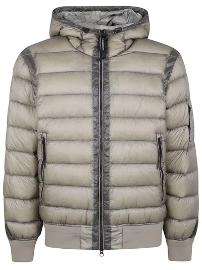 C.p. Company Outerwear Medium Jacket In Dd-shell Clothing In Gray