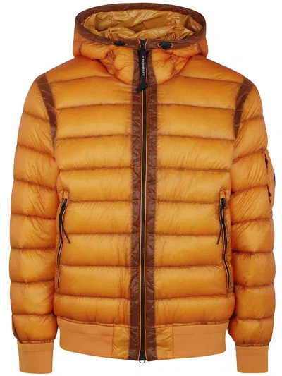 C.p. Company Outerwear Medium Jacket In Dd-shell Clothing In Orange