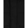 C.p. Company Oversized Zip-front Rain Jacket With Quilted Texture In Black