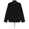 C.p. Company Lens-detail Overshirt In Black