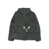 C.p. Company Men Moss Green Quilted Design Classic Hood Snap Button Fastening Flap Pockets Adju In Green