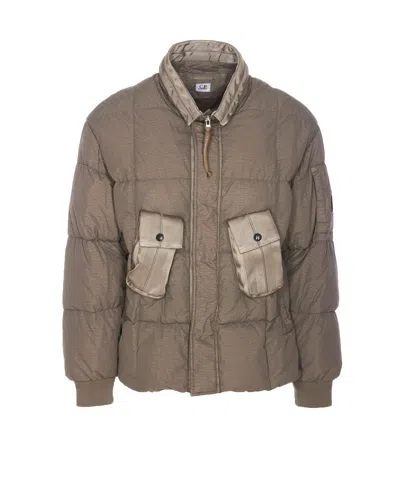 C.p. Company Outwear Jacket In Brown