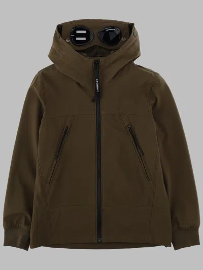 C.p. Company Outwear Short Jacket In Green