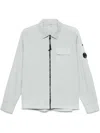 C.p. Company Overshirt Clothing In 800 Blue Fox