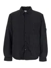 C.p. Company C.p.company Buttoned Pocket Overshirt In Black