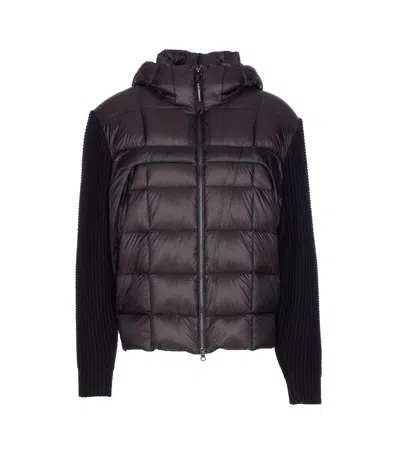 C.P. COMPANY PADDED AND KNITTED GOGGLE JACKET