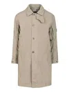 C.p. Company Padded Coat Knitwear Grey In Neutral