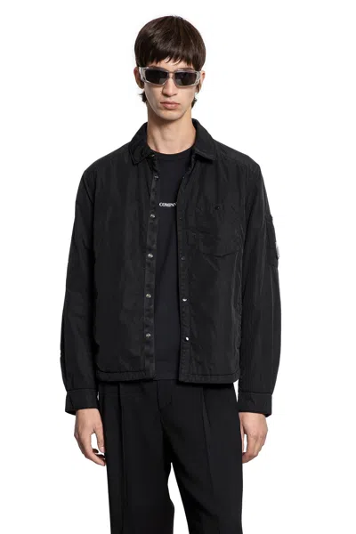 C.p. Company Padded Crome-r Overshirt In Black