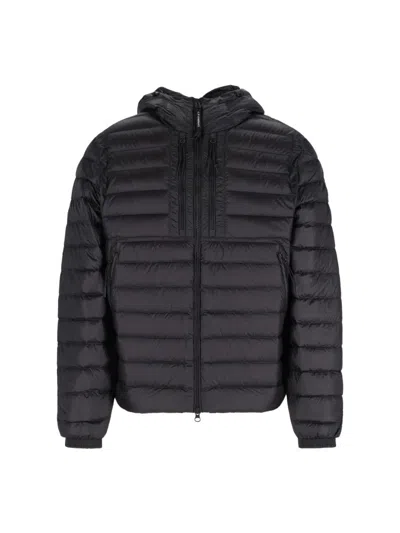 C.P. COMPANY PADDED DOWN JACKET - BLACK