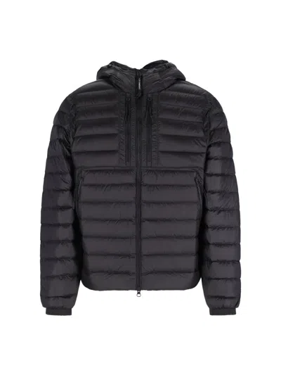 C.p. Company Padded Down Jacket In Black