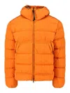C.p. Company Padded Down Jacket In Orange