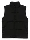 C.p. Company Logo-embroidered Gilet In Black