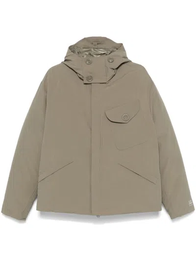 C.p. Company Padded Jacket In Green