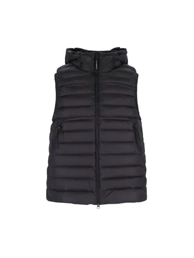 C.p. Company Padded Vest In Black