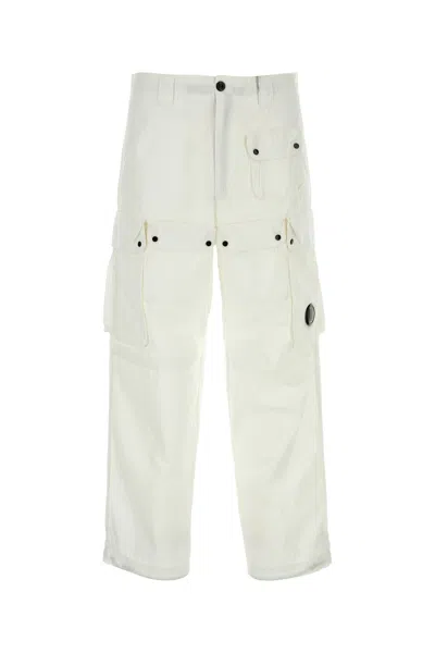 C.p. Company Pantalone-50 Nd  Male In White