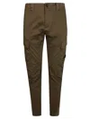 C.p. Company Trousers Cargo Multiple Pockets In Green