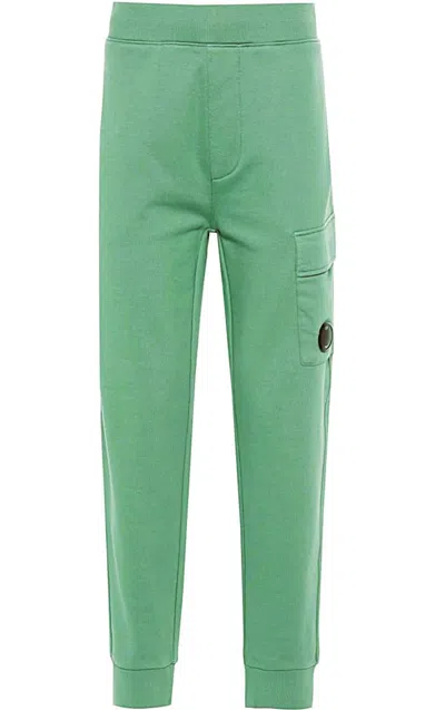 C.p. Company Lens-detail Track Pants In Green
