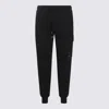 C.p. Company Utility Trousers With Elastic Waistband And Cargo Pocket In Black