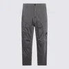 C.p. Company Trousers Featuring Various Functional Pockets In Smoked Pearl