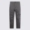 C.p. Company Trousers Featuring Various Functional Pockets In Smoked Pearl