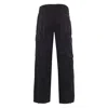 C.p. Company Cargo Style Trousers Featuring Adjustable Elements In Black