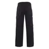 C.p. Company Cargo Style Trousers Featuring Adjustable Elements In Black