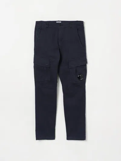 C.p. Company Pants C. P. Company Kids Color Blue In Blau