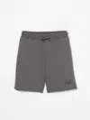 C.p. Company Logo-embroidered Track Shorts In Grau
