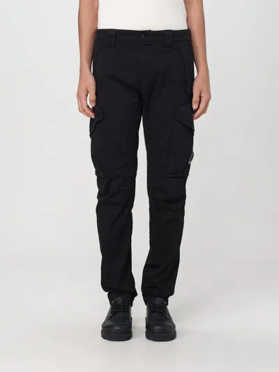 C.p. Company Black Ergonomic Cargo Pants In Black 999