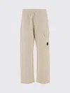 C.p. Company Sweatpants Cargo Pant In Diagonal Raised Fleece Clothing In Neutral