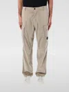 C.p. Company Sateen Stretch Cargo Lens Pants In Sand