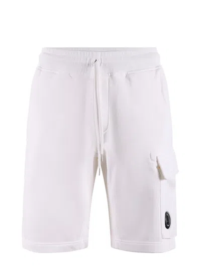C.p. Company Pantsshorts In White