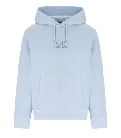 C.p. Company Pastel Blue Hooded Sweatshirt