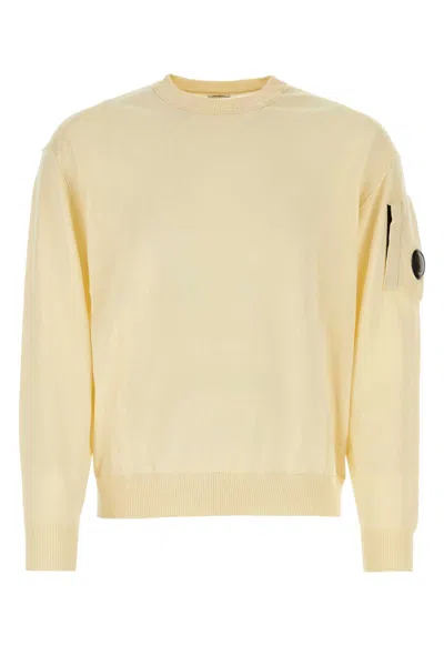 C.p. Company Pastel Yellow Cotton Sweater