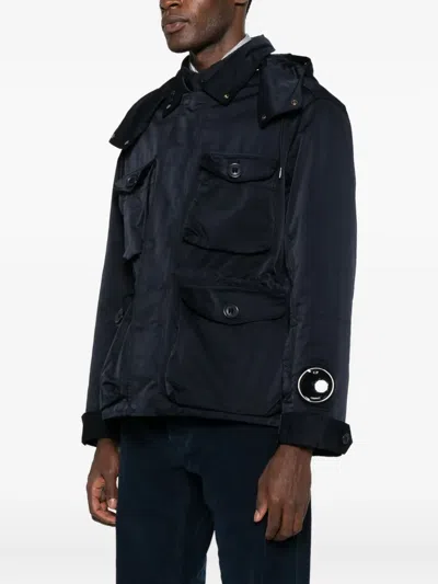 C.P. COMPANY PATCH-POCKET HOODED JACKET