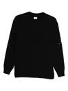 C.p. Company C.p.company Knitwear Crew Neck In Black