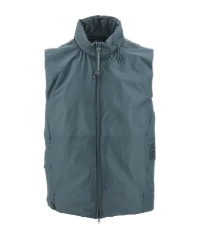 C.p. Company Pertex Primaloft Puffer Gilet In Blue