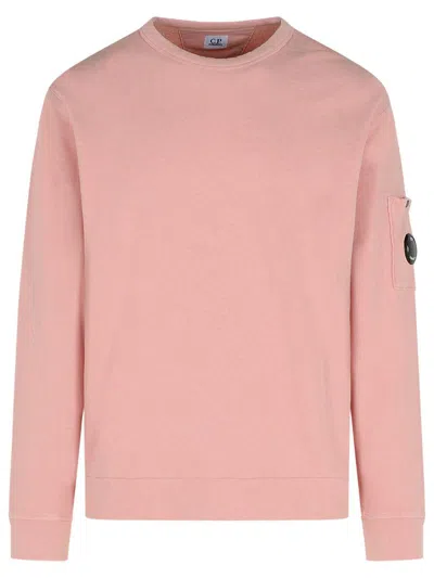 C.p. Company Pink Cotton Sweater Men
