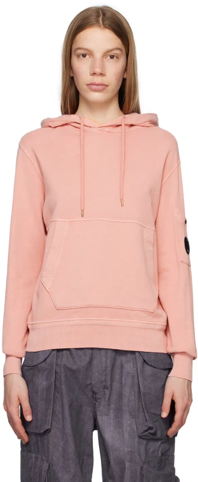 C.p. Company Pink Lens Hoodie