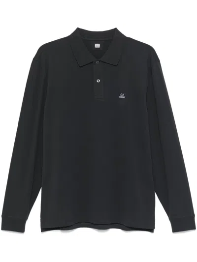 C.p. Company Poloshirt Aus Pikee In Grau