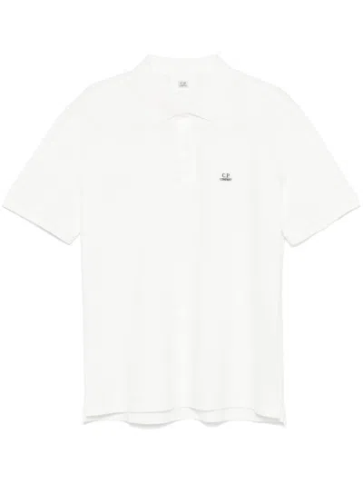 C.p. Company C. P. Company Polo With Logo In White