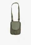 C.p. Company Plain Paper Touch Crossbody Bag In Green